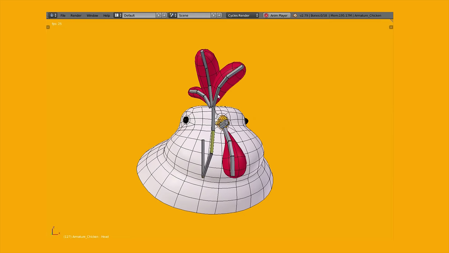 Screengrabs from the Blender Conference Stream