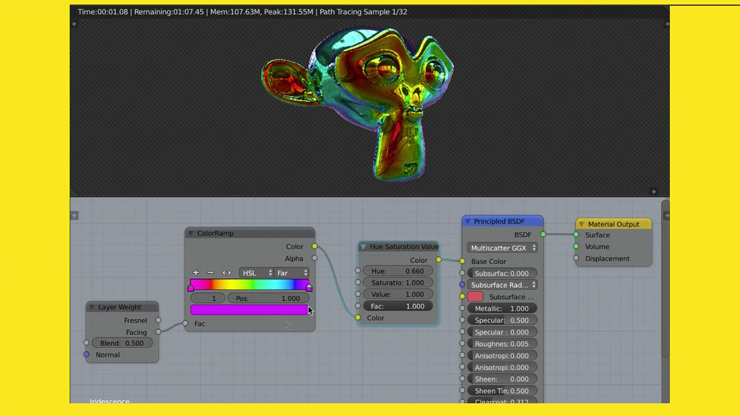 Screengrabs from the Blender Conference Stream