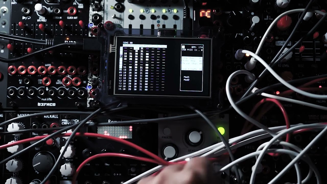 Jam Session with midiTracker and Squarp Rample Eurorack Module