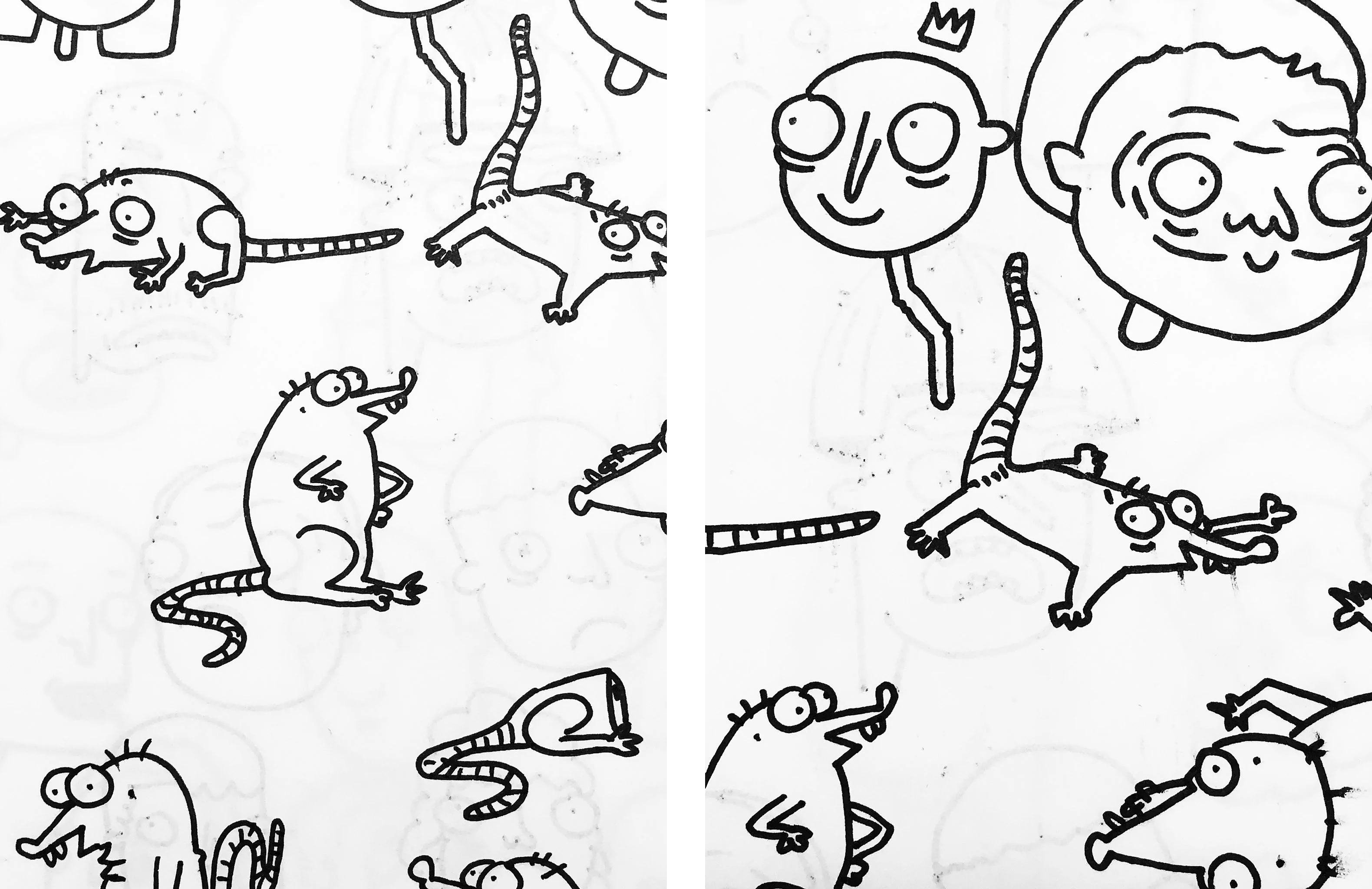 I really want to animate this small buddy somehow in #b3d. Should I try to build it in 3D or with 2D with #greasepencil 🤔